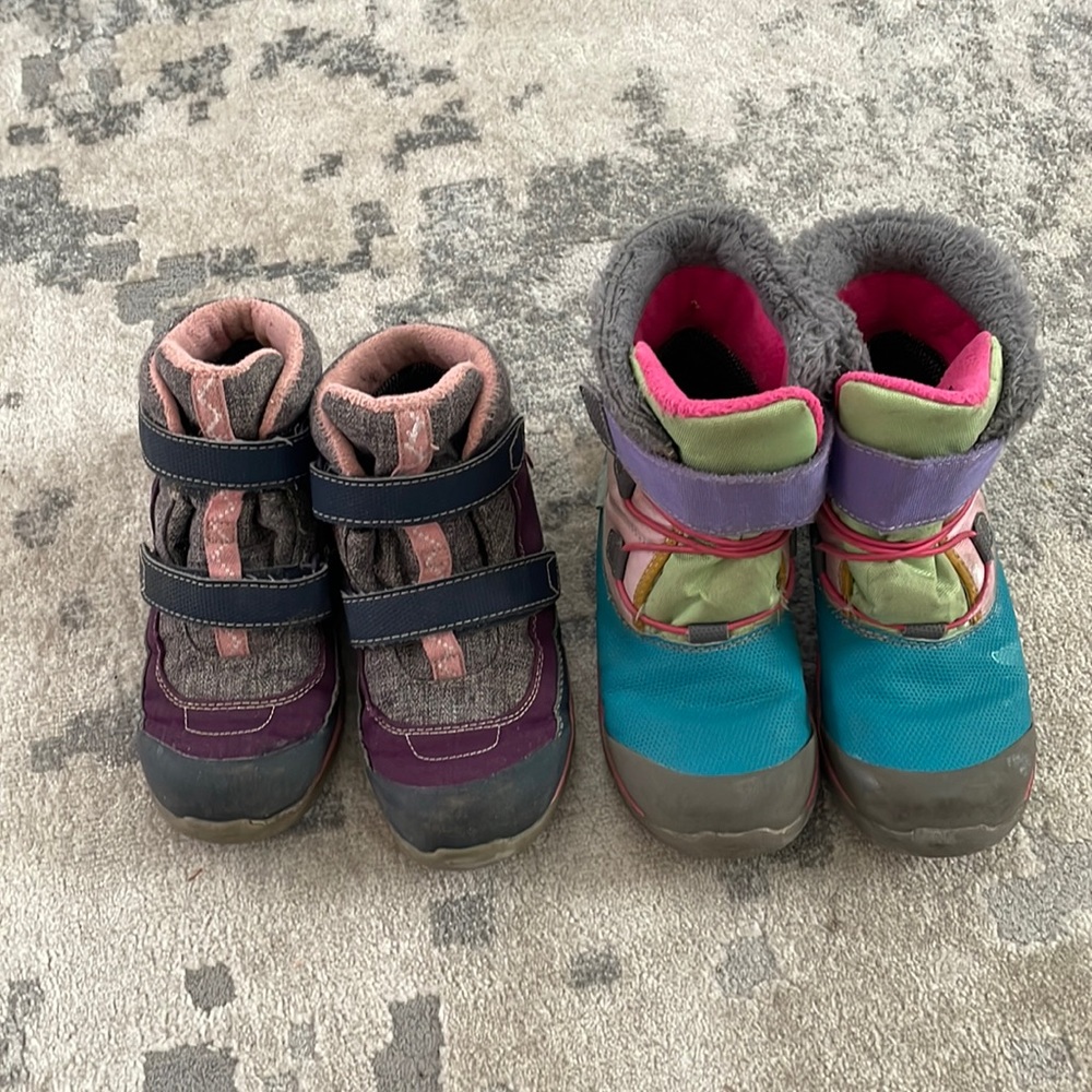 Well loved size two waterproof see Kai run boots